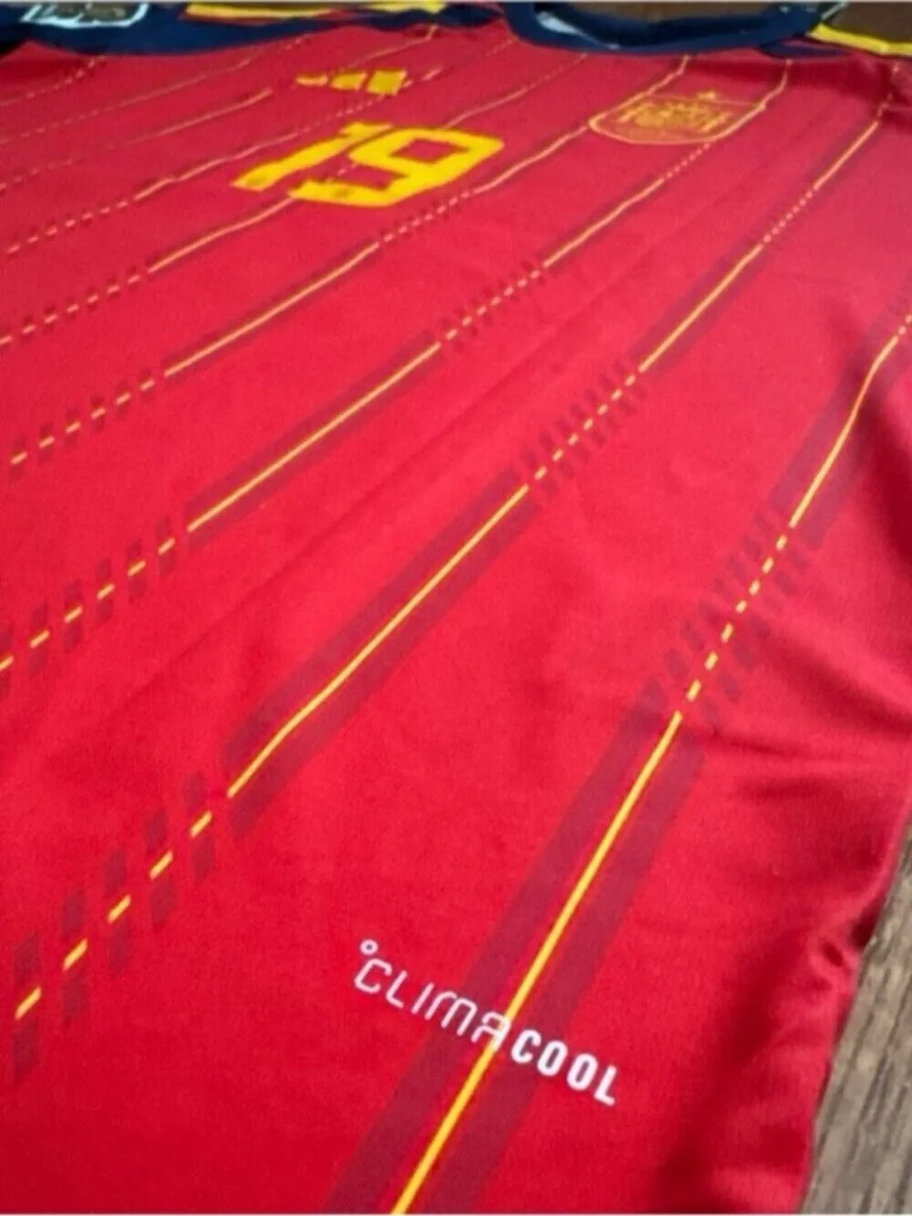 Spain Red Home Soccer Jersey Lamine Yamal #19 World Cup 2026